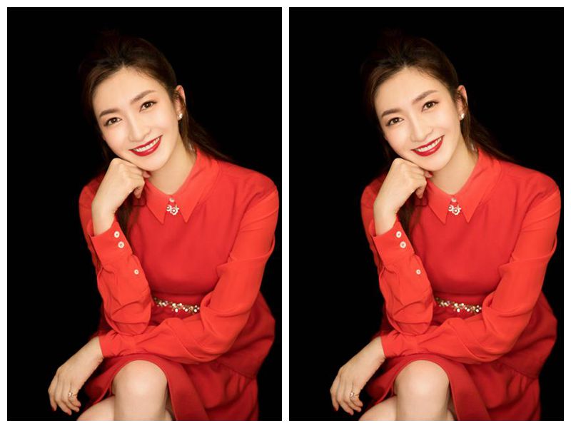 春晚女星红裙斗艳,景甜江疏影佟丽娅,谁更胜一筹?