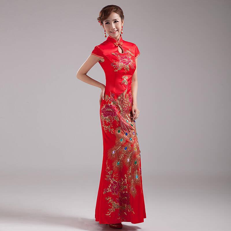 中式婚服都有哪些款式 复古中式婚纱 感受中国