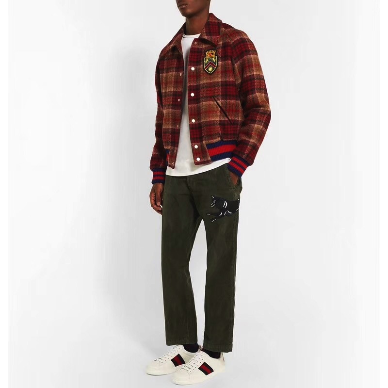 快来看看这件Gucci古奇灯芯绒休闲裤吧 潮到爆