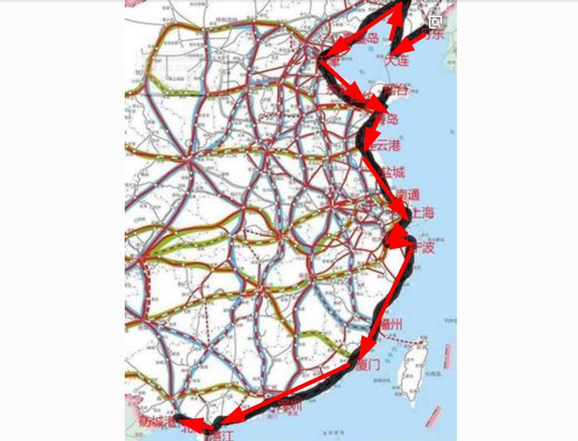 中国高铁规划的一条"沿海大通道"厉害了,将贯通全国8个城市群