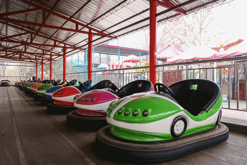 劲爆!上百台极速漂移碰碰车亮相人民公园!临沂人可以免费玩!