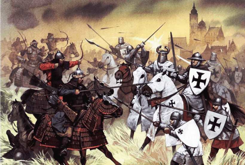 蒙古一支特殊部队, 横扫欧洲三大骑士团, 令欧洲