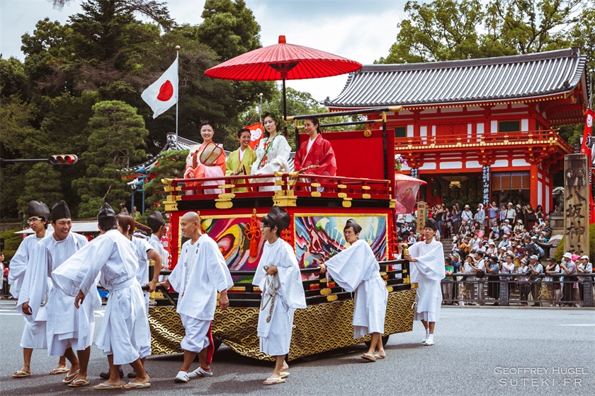 去日本京都参加只园祭