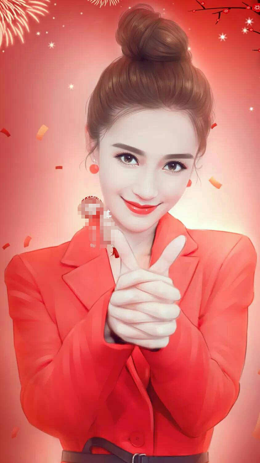 六大女星手绘图,杨颖第五,迪丽热巴第三,唐嫣第