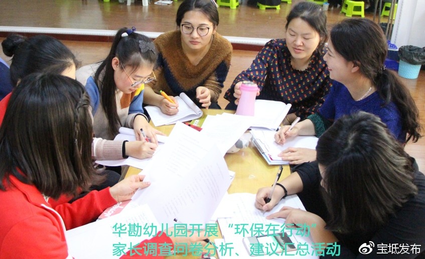 宝坻华勘幼儿园开展环保在行动家长调查问卷