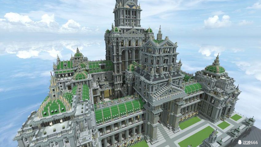 我的世界还原君临城国外玩家震撼人心的建筑作品