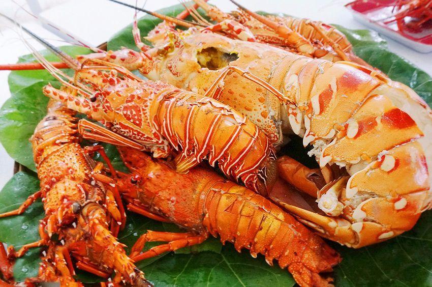 游菲律宾巴拉望海鲜市场，班丹岛吃超大龙虾和梭子蟹咖喱饭!