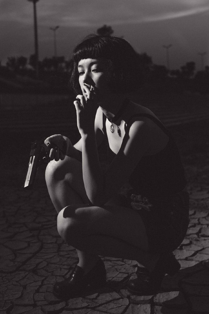 美女COS《这个杀手不太冷》女主角, 这颜值气质不去拍电影可惜了