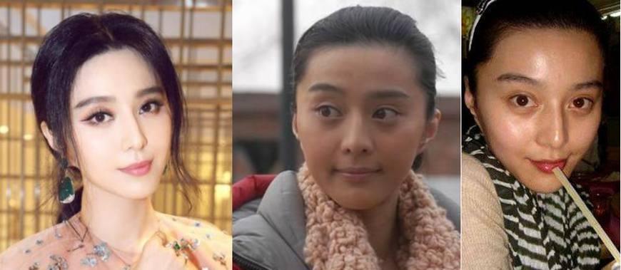 一线女星们卸妆后照片 差点认不出来了!