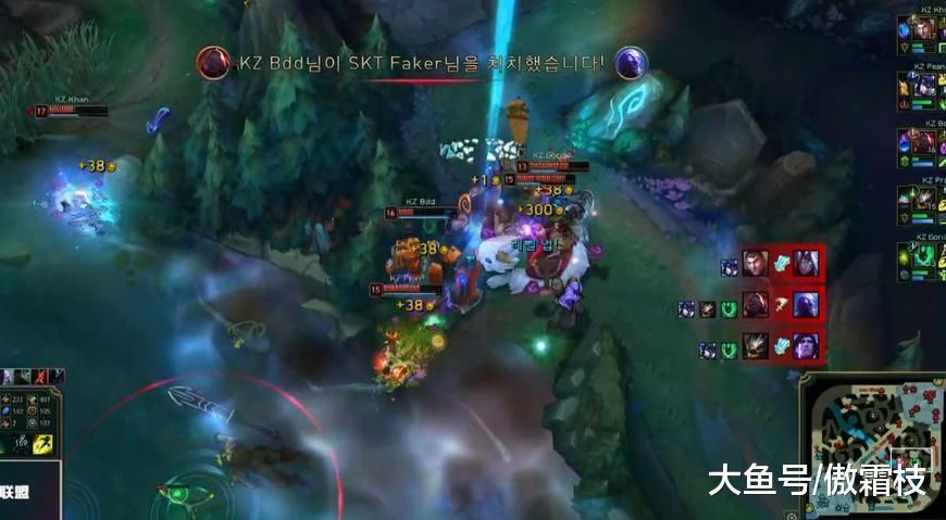 SKT战队遭KZ吊打, Faker瑞兹无济于事, Fak