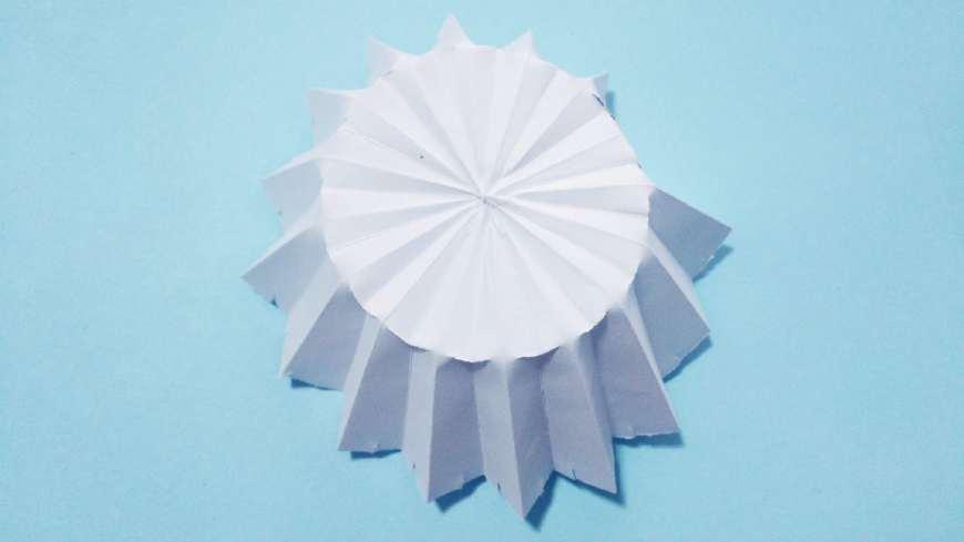 一起来折把油纸伞吧, 做法简单又漂亮, 手工折纸