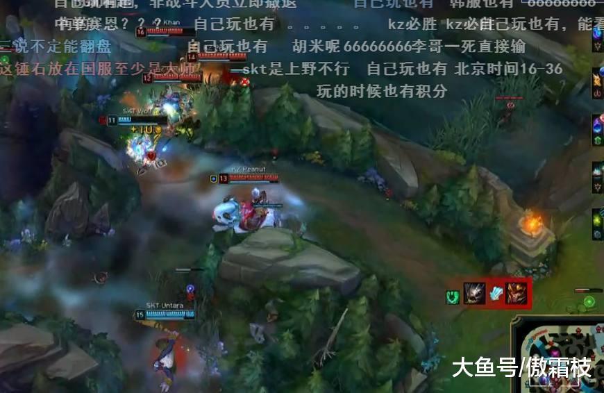 SKT战队遭KZ吊打, Faker瑞兹无济于事, Fak