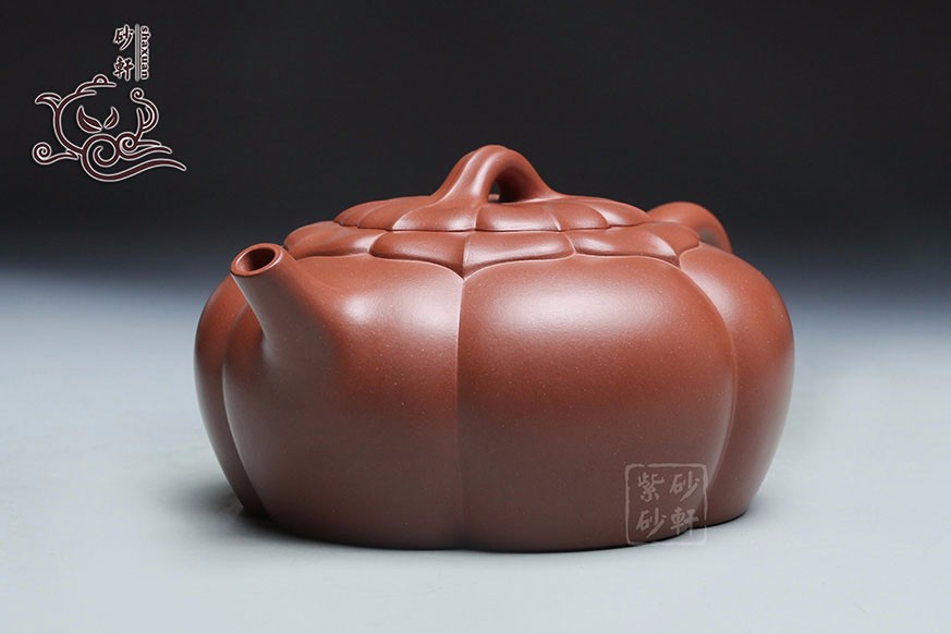 范泽锋紫砂壶作品禅墩锦葵欣赏