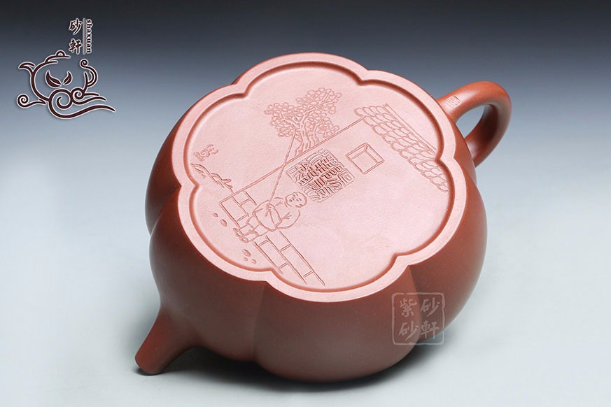 范泽锋紫砂壶作品《禅墩`锦葵》欣赏