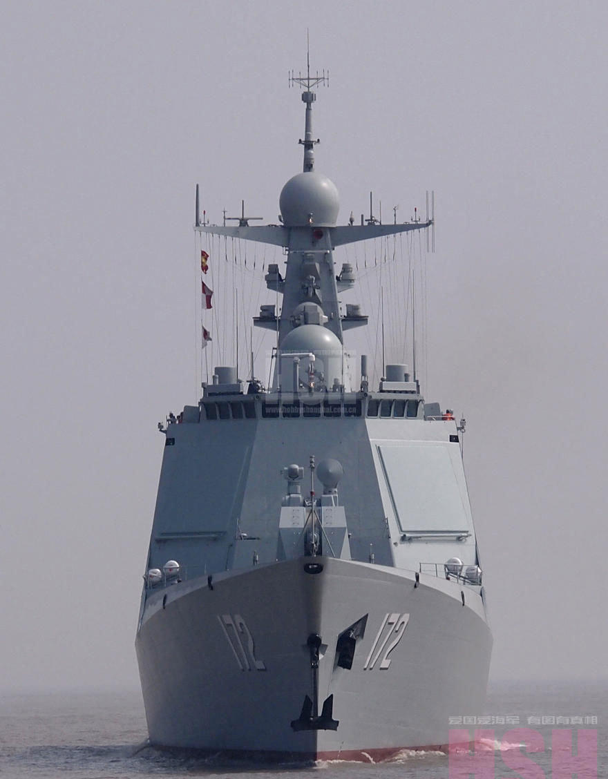 我国驱逐舰正面标准照全系列，谁的颜值最高?