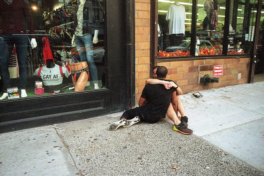 纽约街头疯狂的爱情,成了最美的风景!