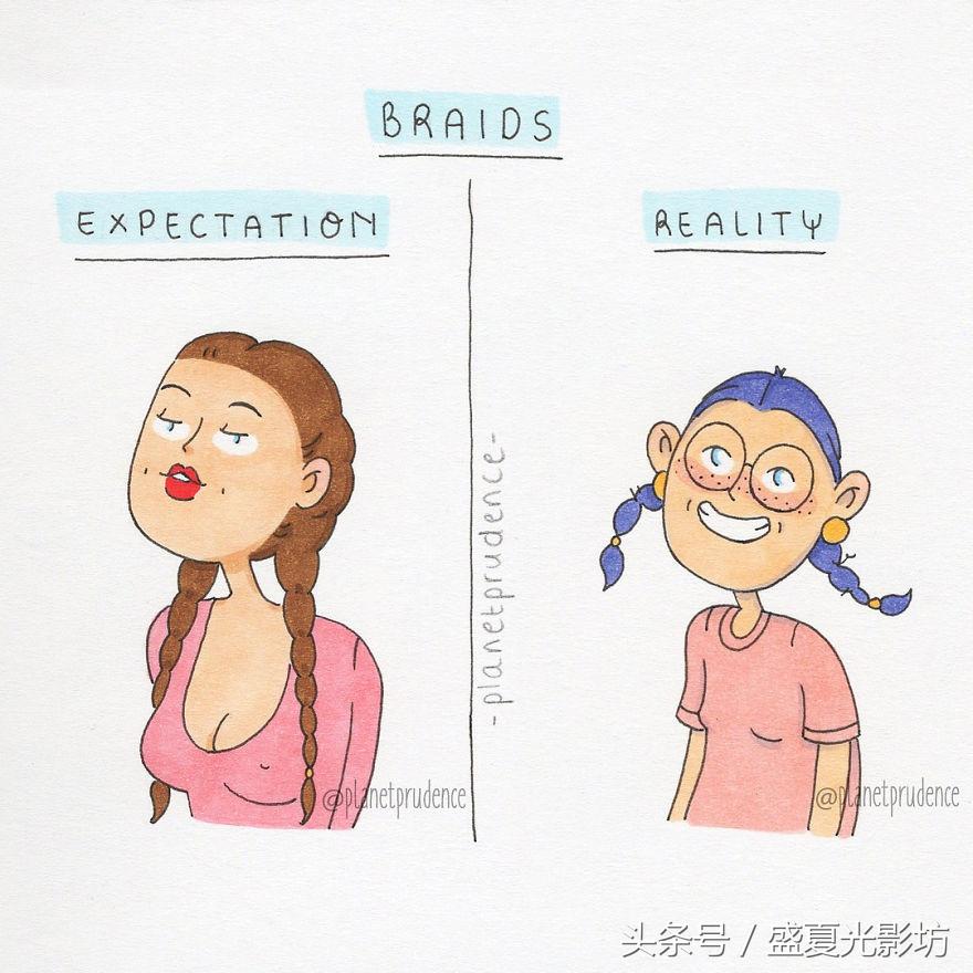 漫画家用“扎心”的漫画表达现实和理想差距, 仿佛看到自己的影子