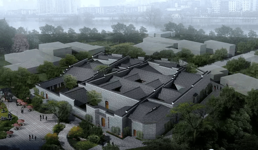 中国戏曲博物馆横街区域古建筑修缮与整治项目,建筑面积约2.