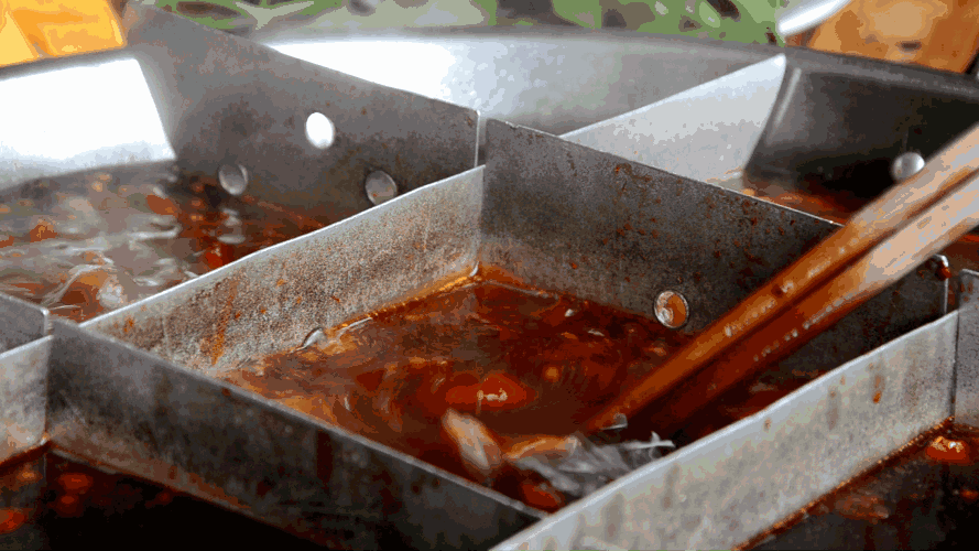 工商大学后门这家火锅,泡菜居然是豆芽?