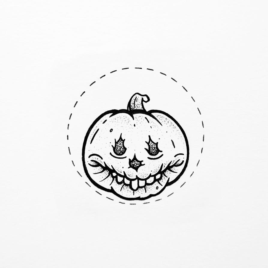 可爱的黑白简笔小插画