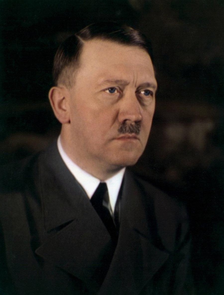 看看希特勒的眼睛,你就知道纯种雅利安人只是