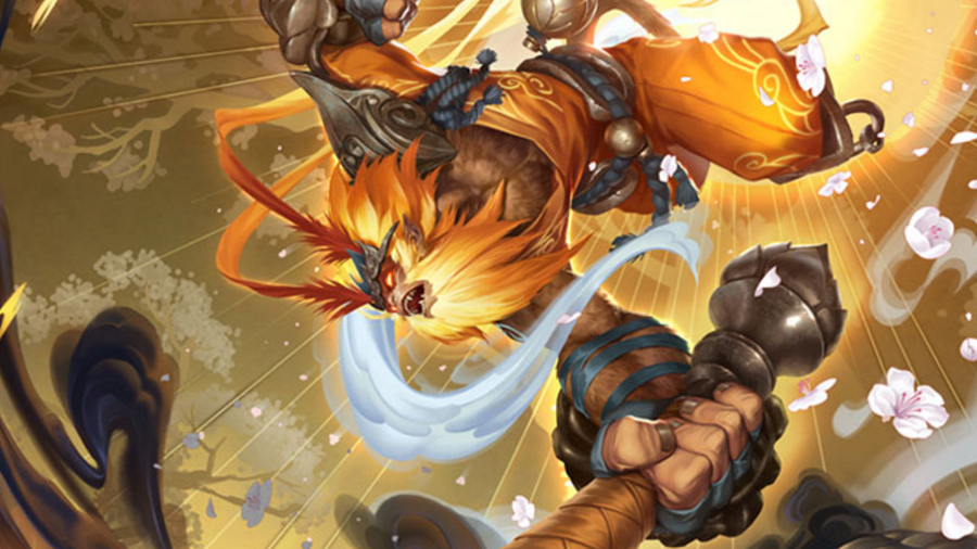 LOL武器大师新皮肤来了，越看越像猴子的一款皮肤