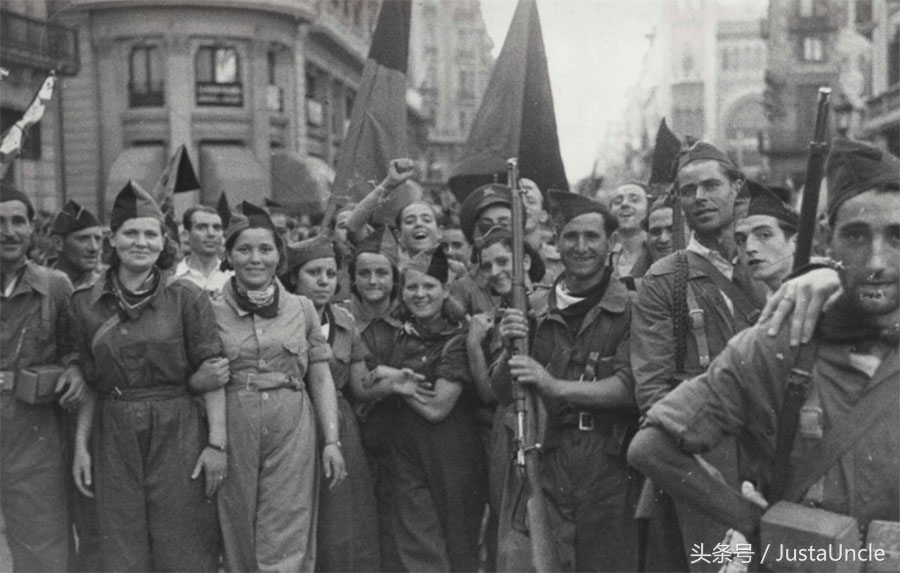 老照片看,西班牙内战--第二次世界大战的前奏