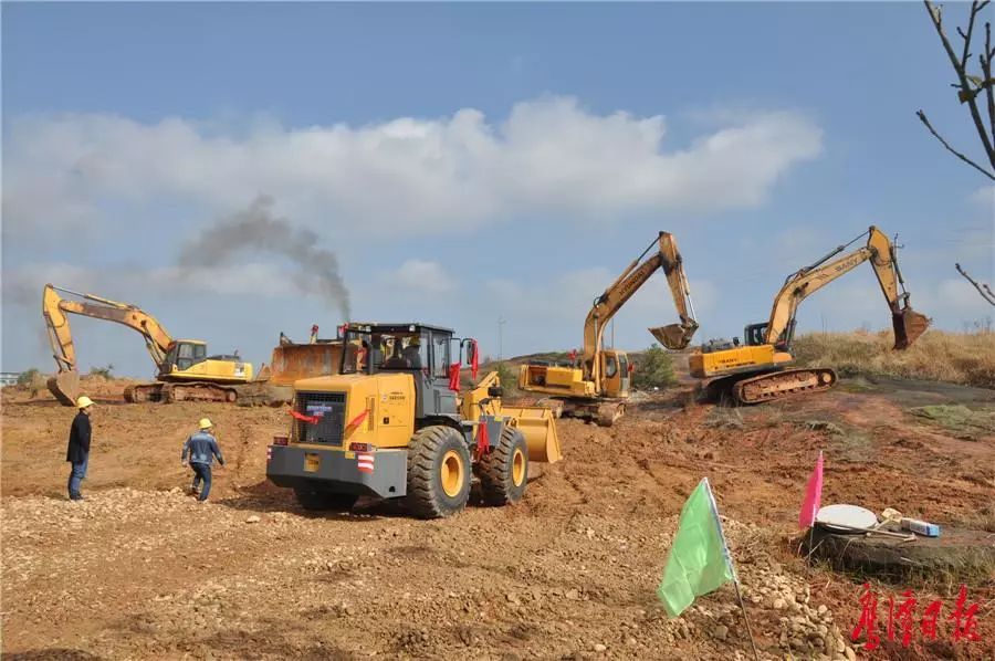 鹰潭北站附近一重要项目开工建设 建成后将为你的快递加速度