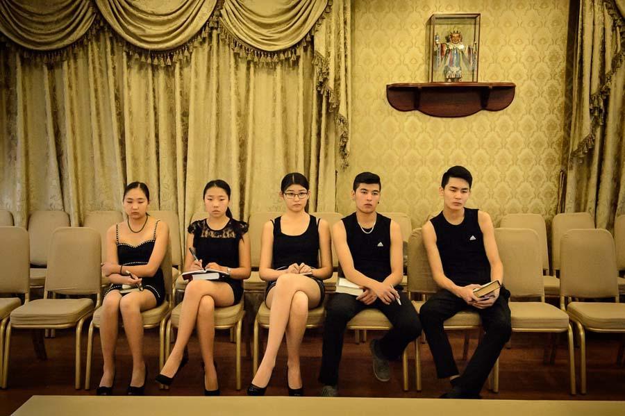 实拍乌兰巴托的美女