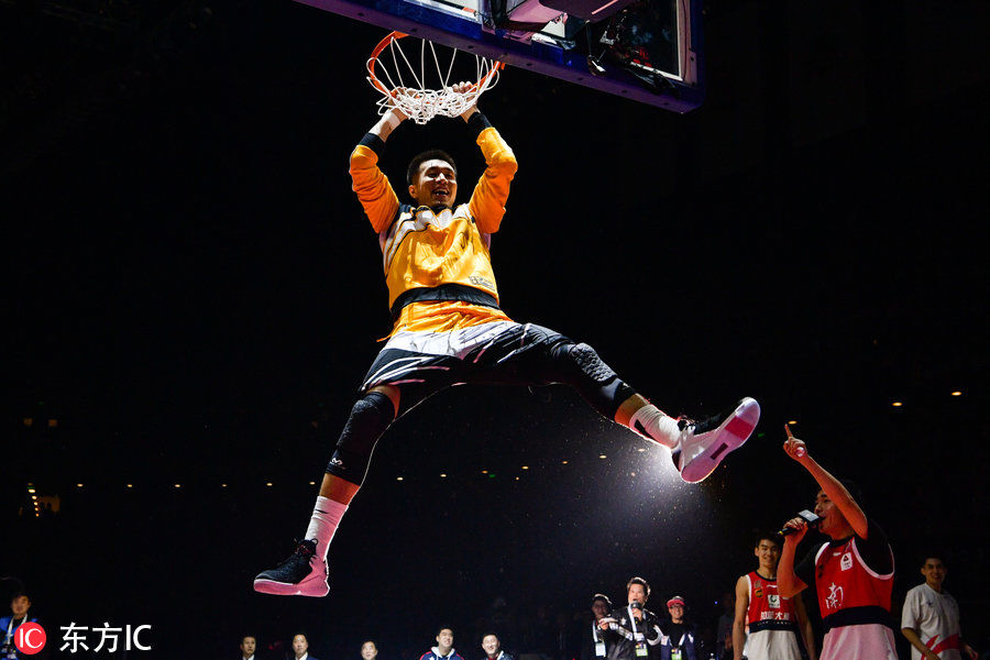 cba全明星赛扣篮大赛 郭艾伦这组图我能笑一年
