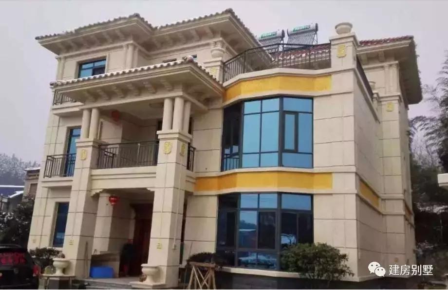 18款实拍建成的农村别墅, 第五款的防盗窗做的好精致