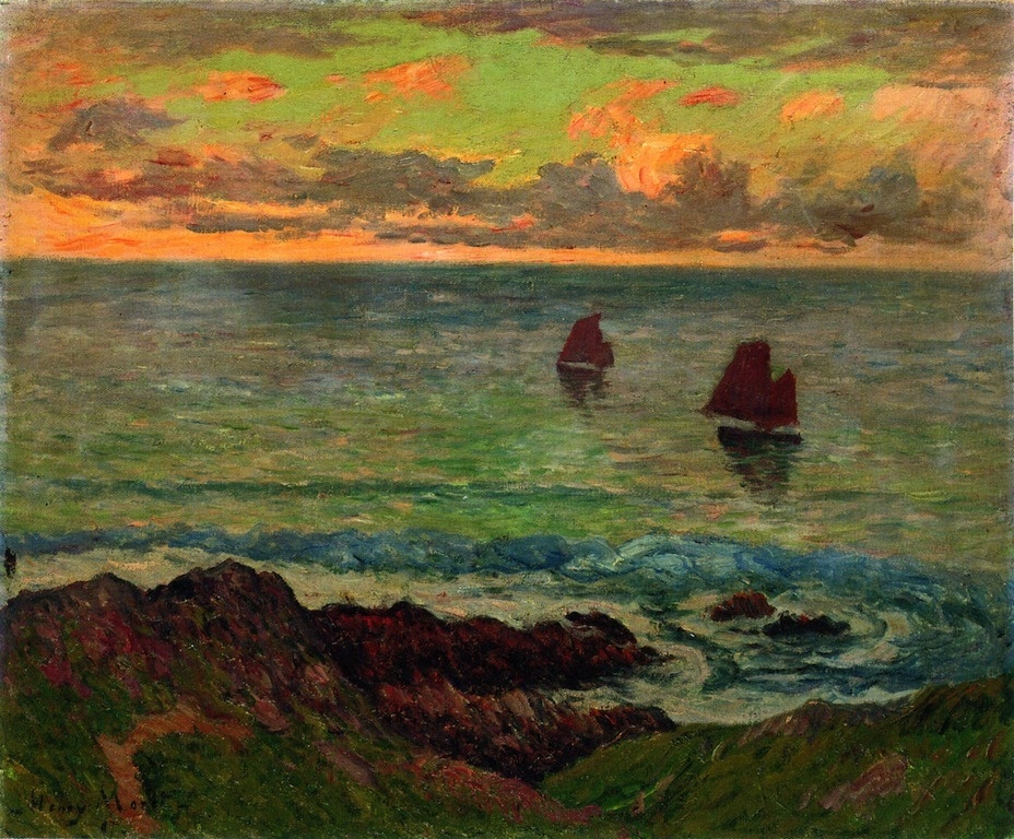 海岸 | 法国印象派画家亨利·莫雷 Henri Moret (F