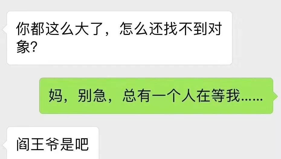 你妈逼你相亲了吗，哈哈哈