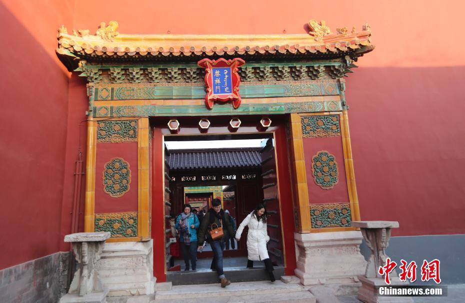 北京故宫进行2017年最后一次开放区域清场封