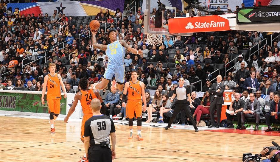"nba春晚"上演跨界大联欢,美国篮球连后卫都输给欧洲