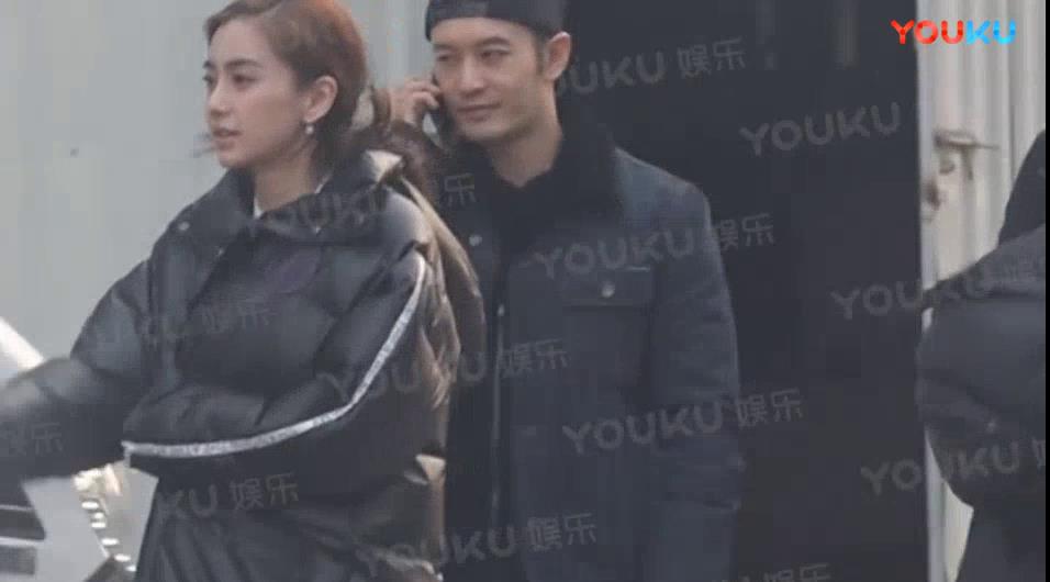 黄晓明小海绵探班baby,baby黄晓明小海绵合照 黄晓明带儿子探班baby,1岁"小海绵"胖嘟嘟 超可爱!