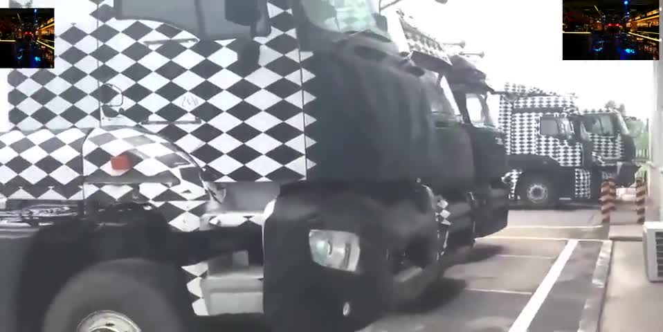 老司机随手拍，带你看一款还没有上市的卡车！