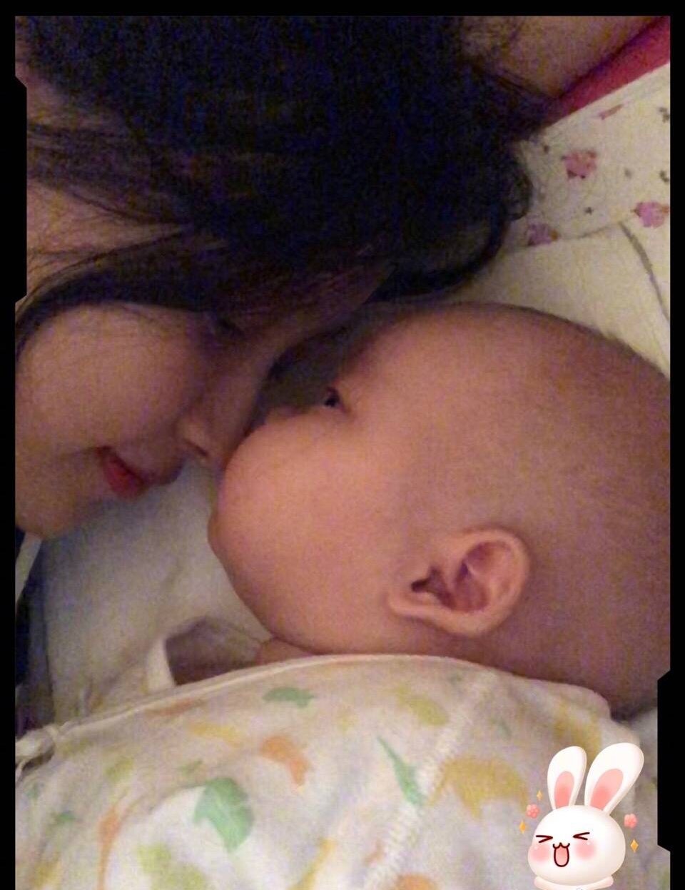 孫怡曬女兒，并表示大福是小圓臉！董子?。弘S你了，我是瓜子臉！