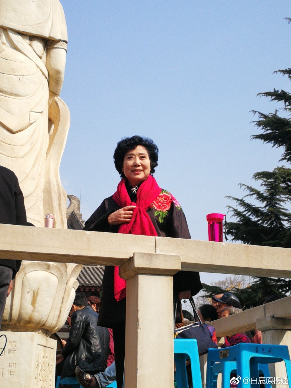 正月十五秦腔名家马友仙孙存蝶现身青龙寺义演