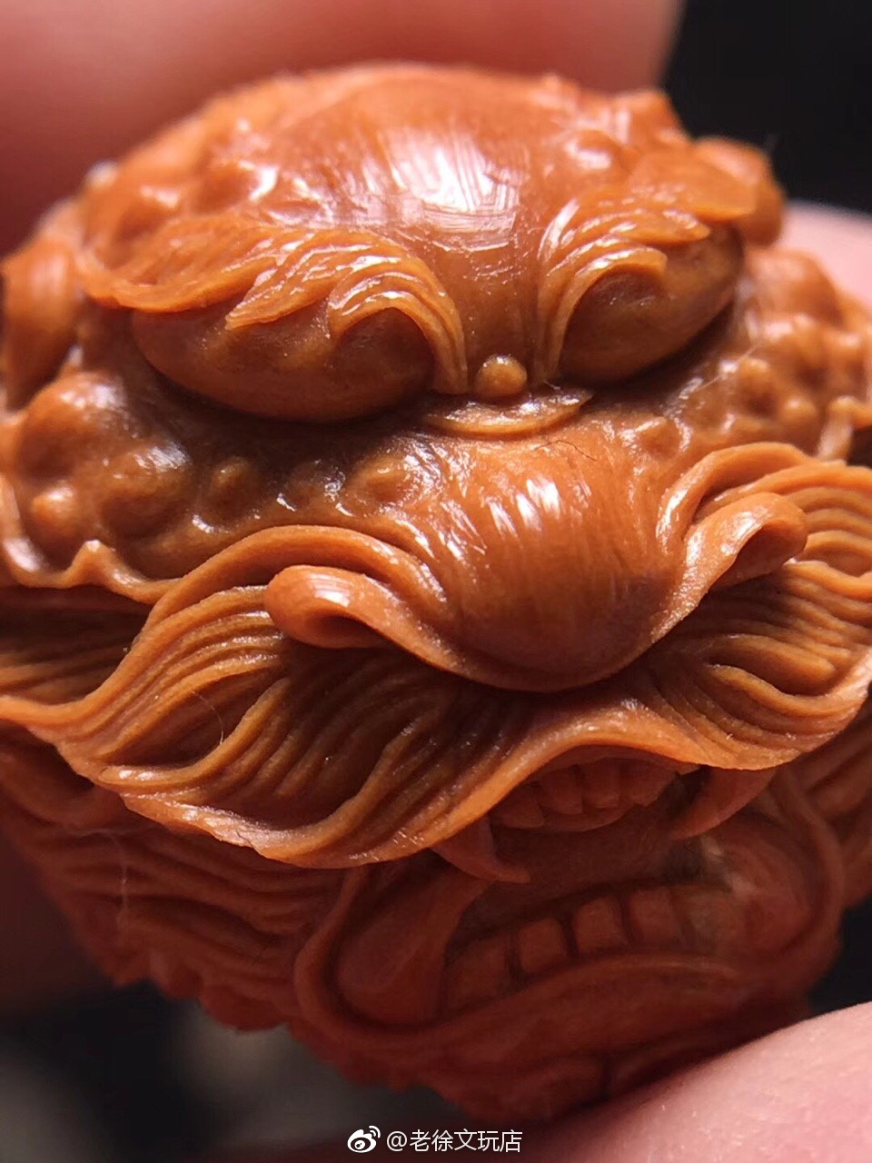 橄榄核雕:九龙戏珠 2.25×2.3 老铁核小重器 没故事 值得藏