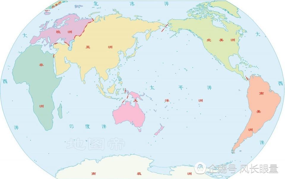 图【世界七大洲地图】