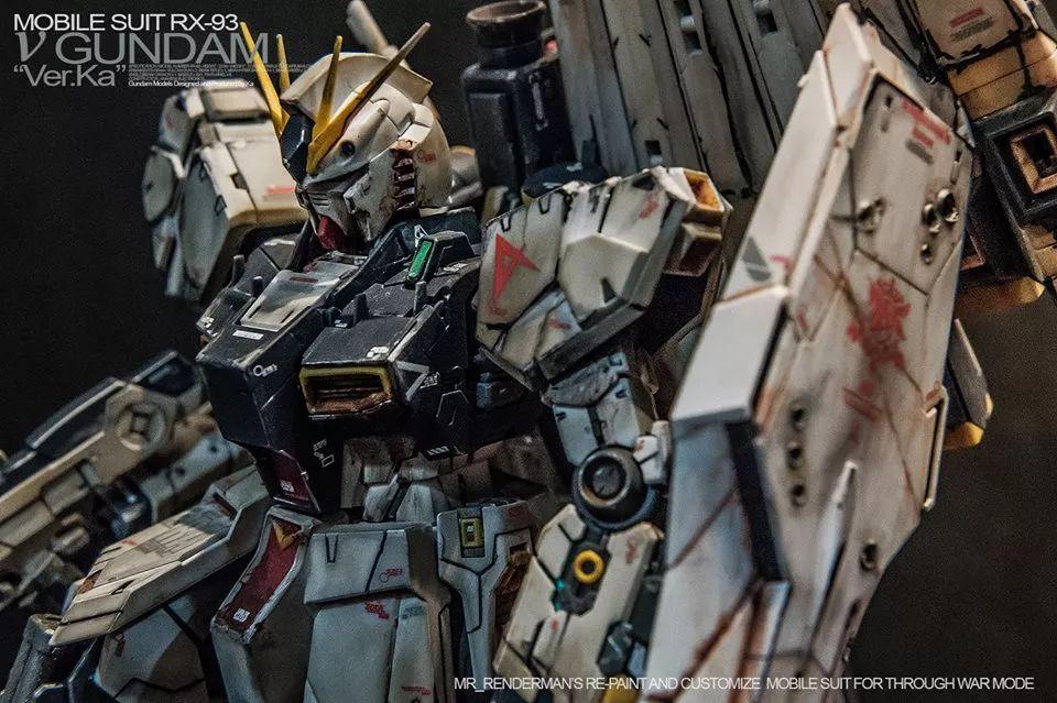 佳作: “烟熏妆”牛高达, CG质感涂装作品