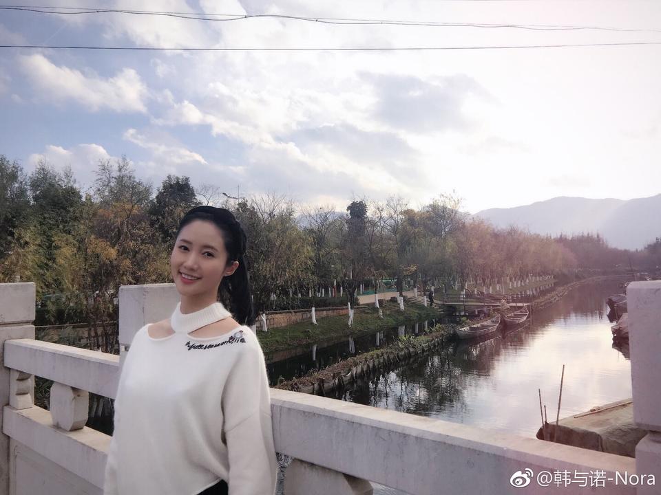 演员韩雨诺工作游玩两不误我的心动女生女神