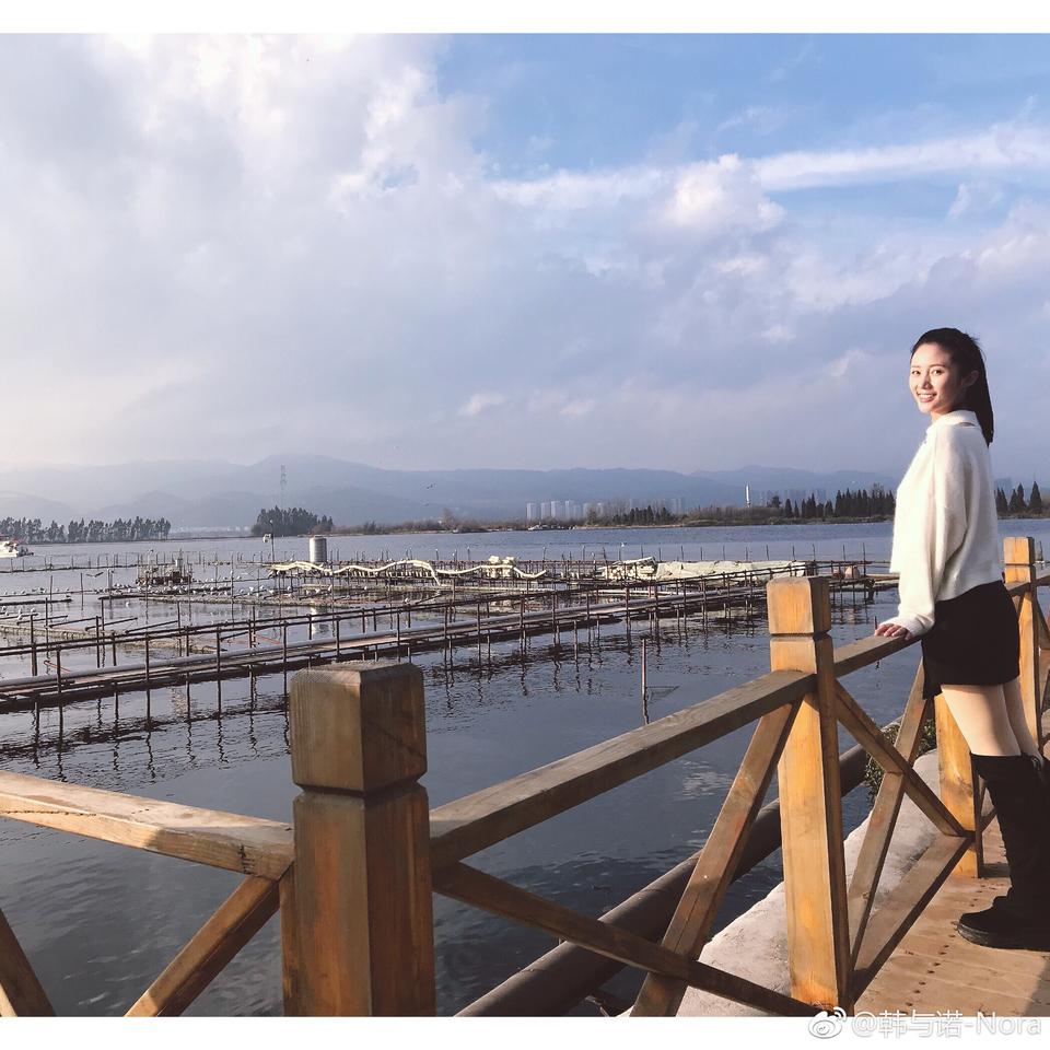 演员韩雨诺工作游玩两不误我的心动女生女神
