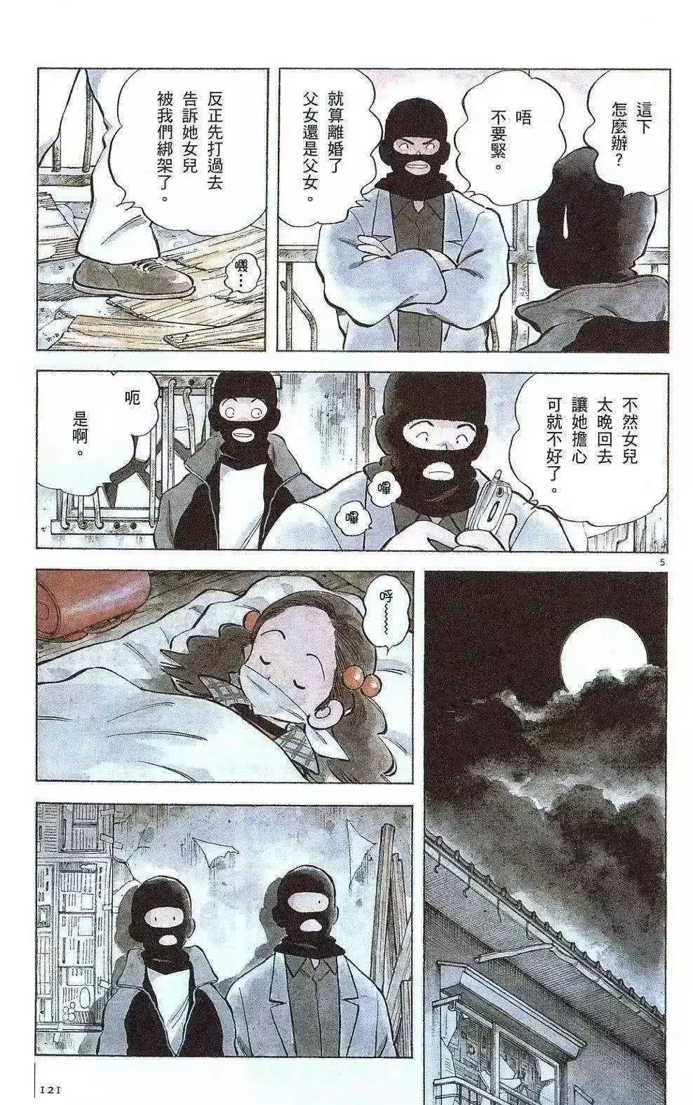 人性漫画《绑架》小女孩与绑匪的故事
