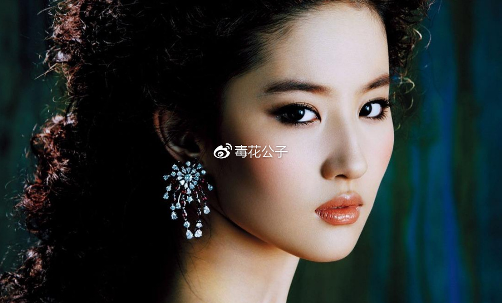 刘亦菲如果做了炯目术,没有蒙古褶的图示长这