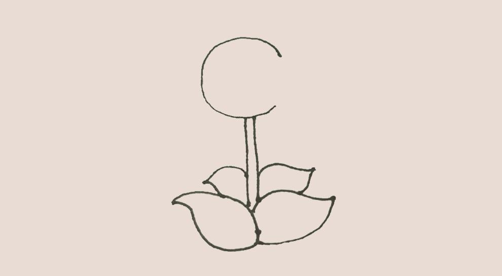 简笔画之好玩又有趣的豌豆射手, 让孩子在绘画中游戏