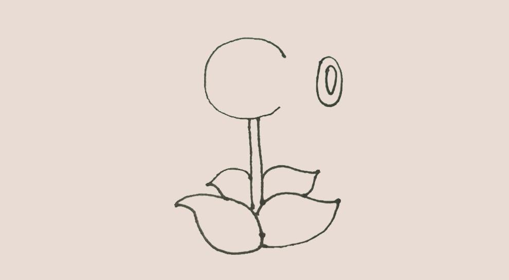 简笔画之好玩又有趣的豌豆射手, 让孩子在绘画中游戏