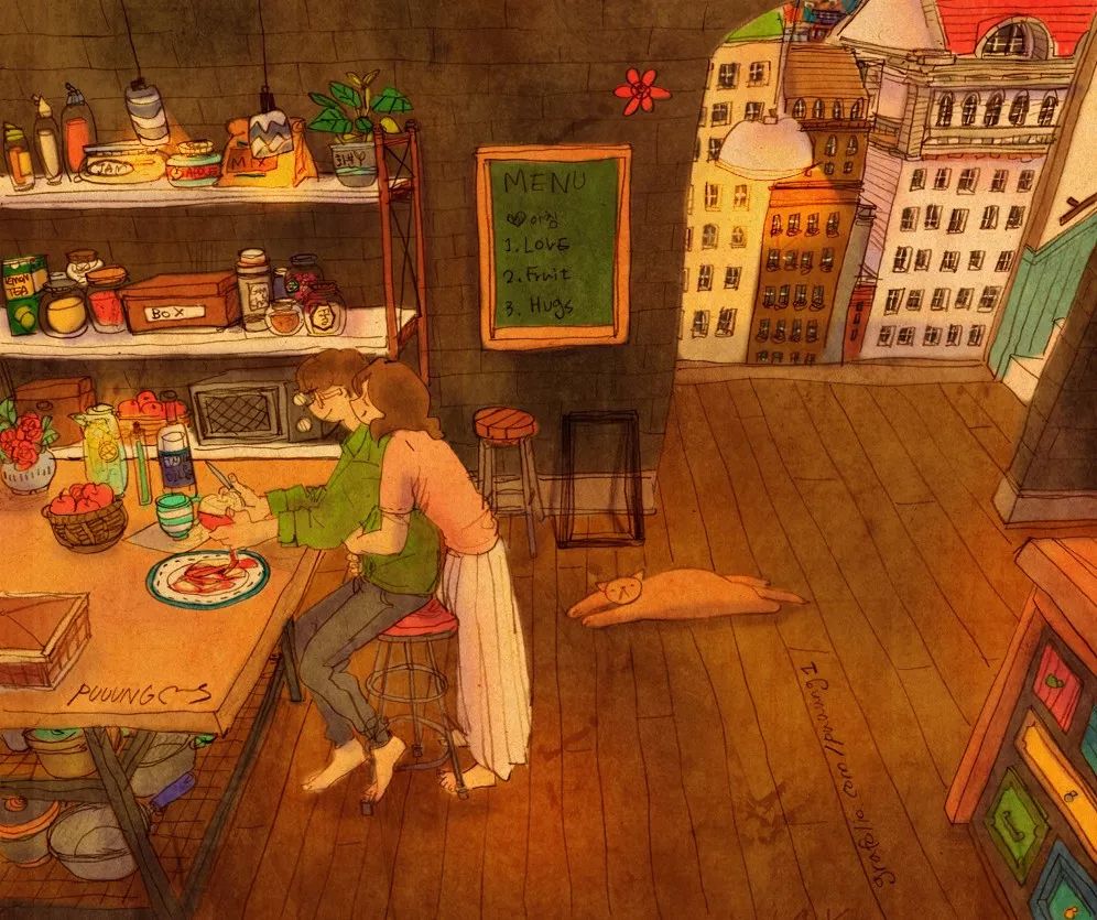 韩国暖心插画家的爱情故事~也许幸福就是这个样子吧!