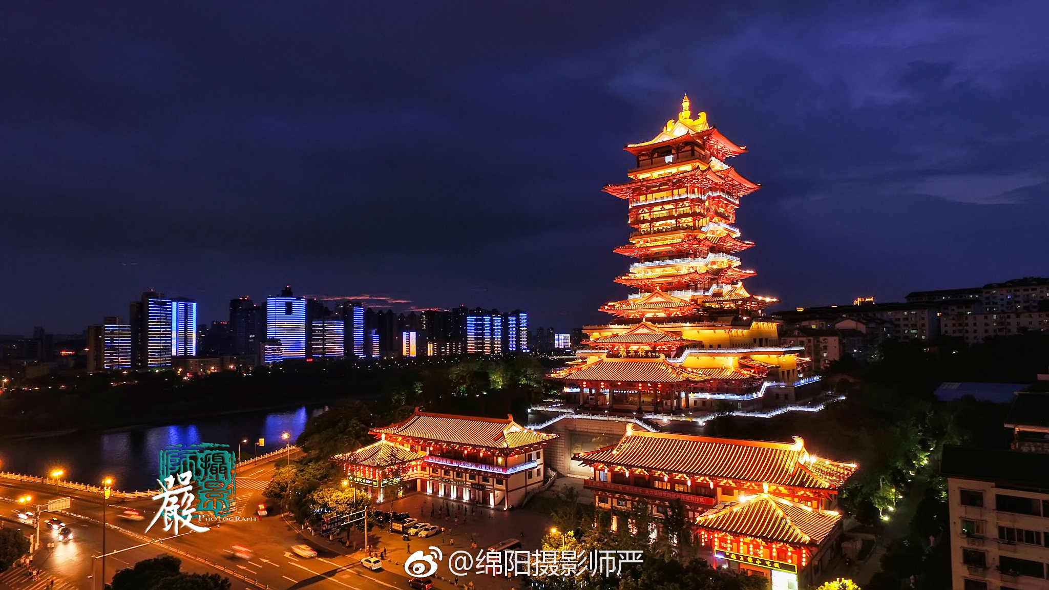 绵阳网红建筑-越王楼,各方面了解下,绵阳的学子没有不